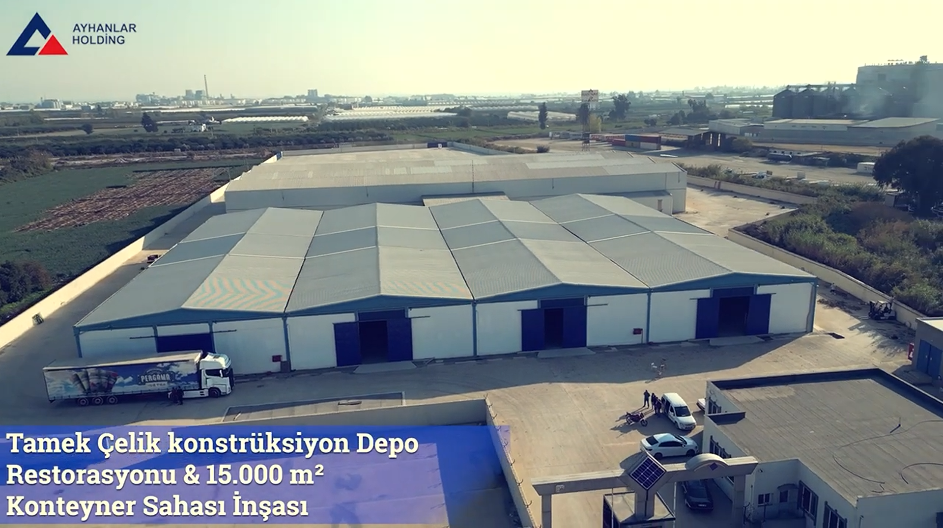 TAMEK Çelik Konstrüksiyon Depo Restorasyonu & 15.000 m² Konteyner Sahası İnşası